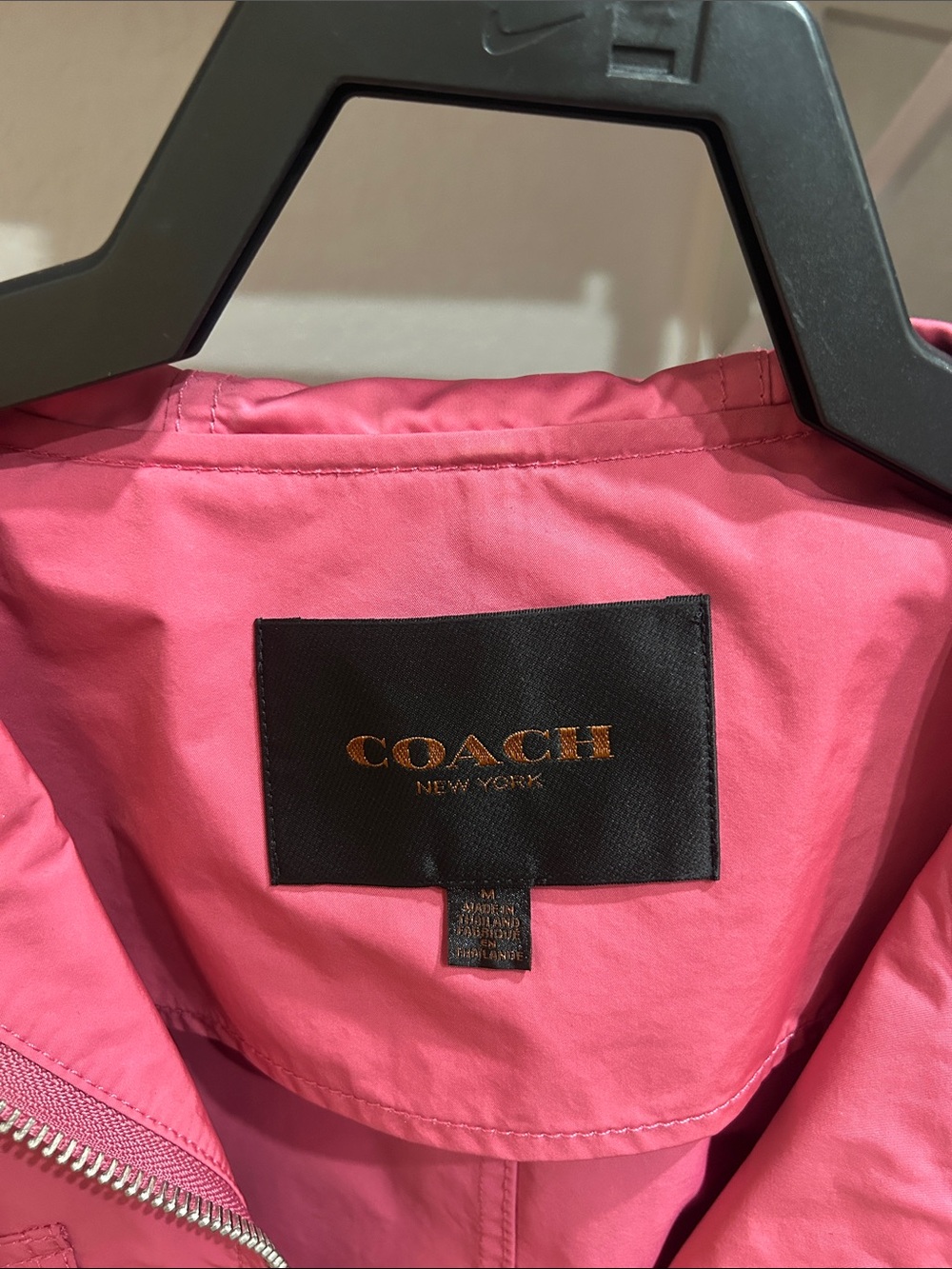 Coach Pink Utility Anorak Jacket - Picture 2 of 3